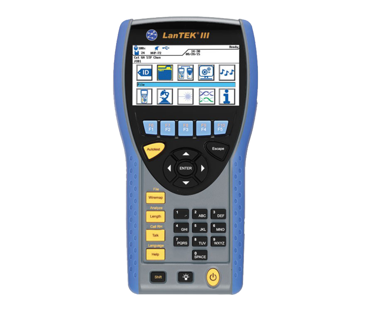 Trend Networks LanTEK III-500 MHz Copper and Fiber Certifier