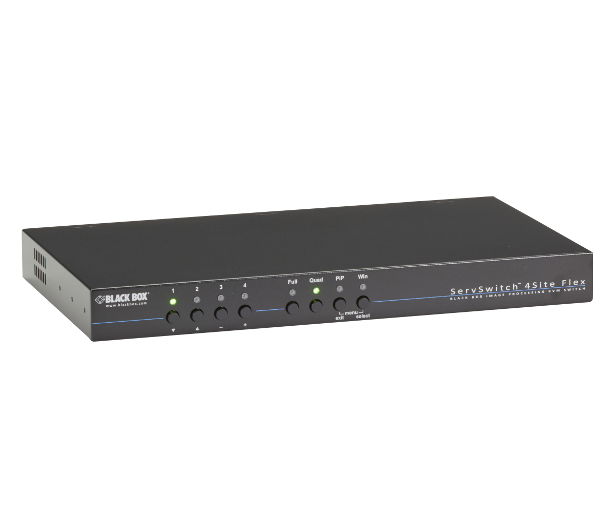 4 SITE FLEX Quad Screen Multiviewer with KVM Switch