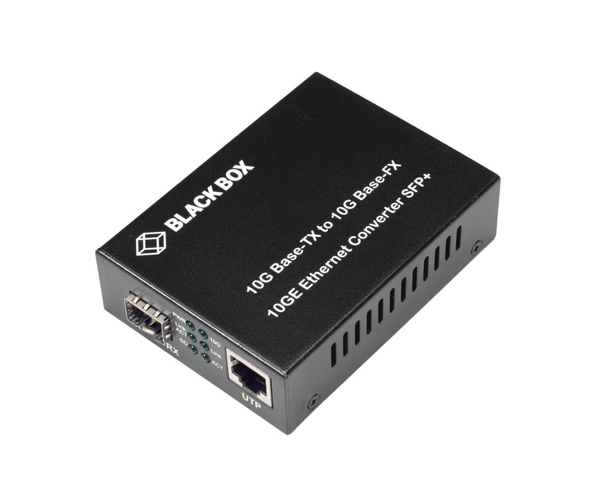 10GBaseT Bakır - 10GBase-R Fiber SFP Media Dönüştürücü