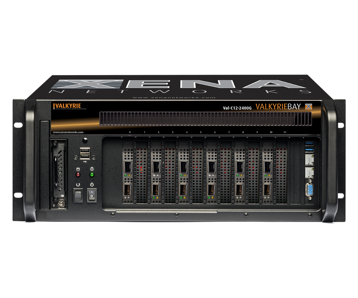 ValkyrieBay Modular Ethernet 2-3 Layer Traffic Generator and Analyzer