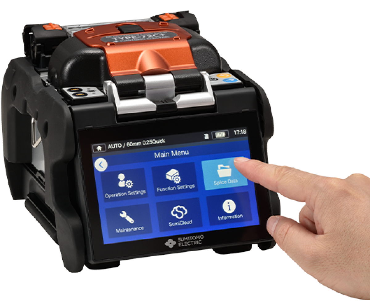 Sumitomo T-72C+ Plus Fiber Optic Cable Fusion Splicer