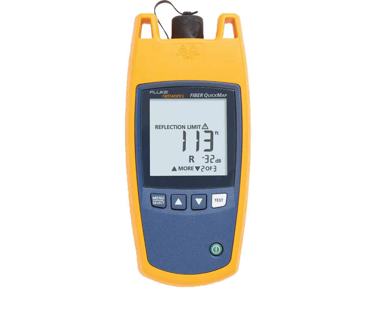Fluke Networks | Fiber QuickMap™ | MM Fiber Range and Fault Locator