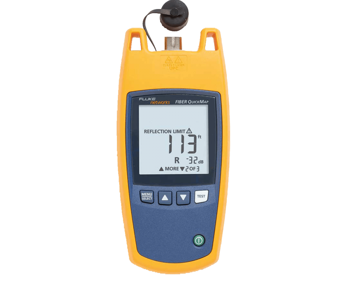Fluke Networks | Fiber QuickMap™ | MM Fiber Range and Fault Locator