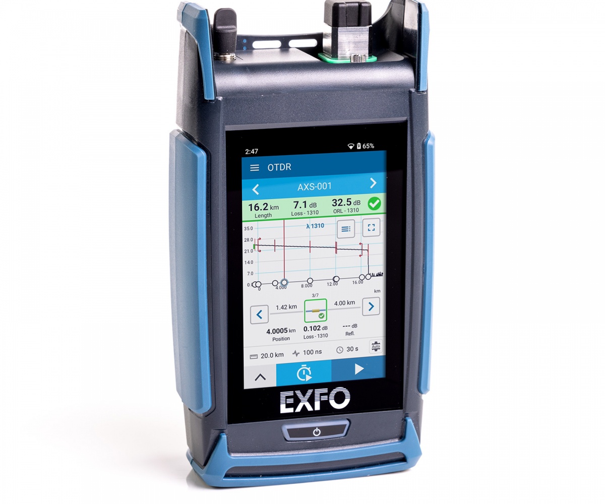 EXFO AXS-130 SM8- Live Test