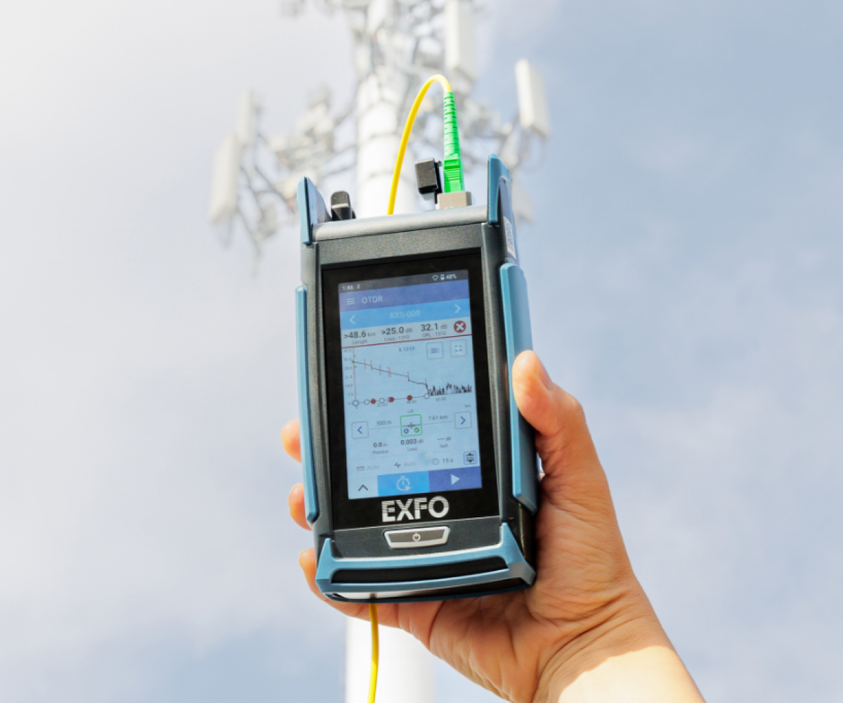 EXFO AXS-130 SM8- Live Test