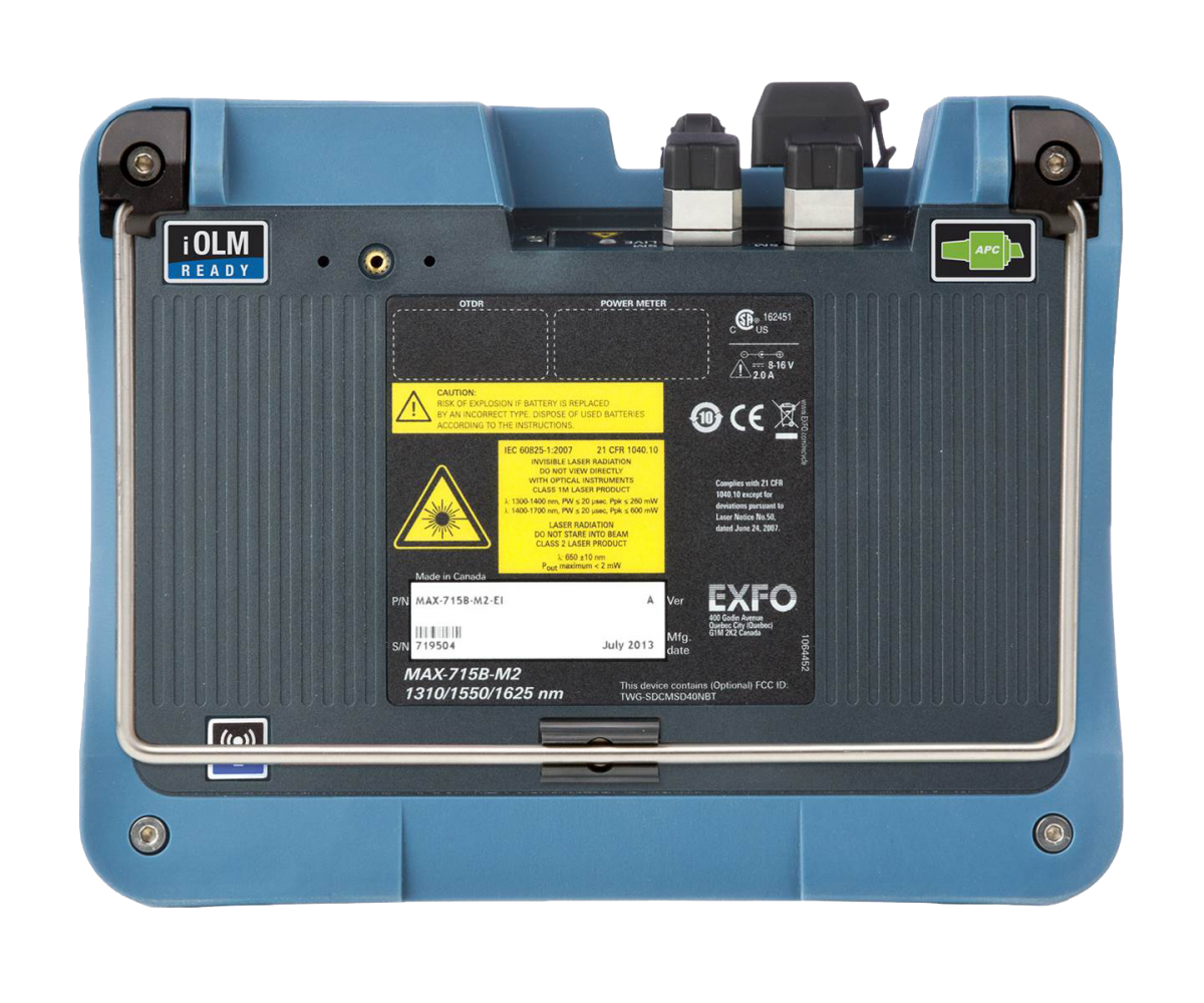 EXFO MAX-715B Single Mode Fiber Optic Tester