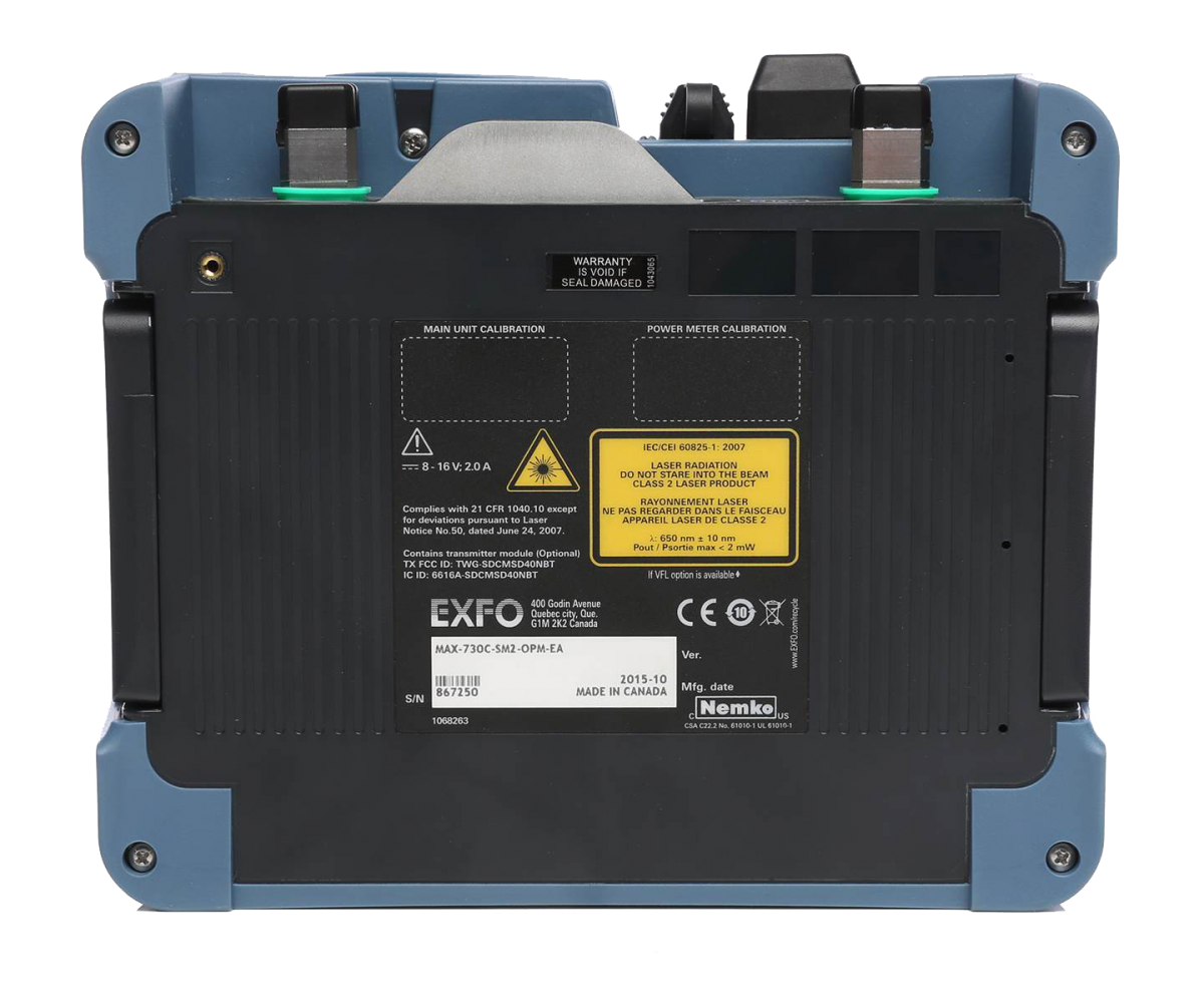 EXFO MAX-730C Single Mode OTDR and Live Fiber Tester