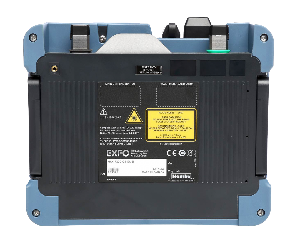 EXFO MAX-720C Single Mode ve Multi Mode Fiber Test Cihazı